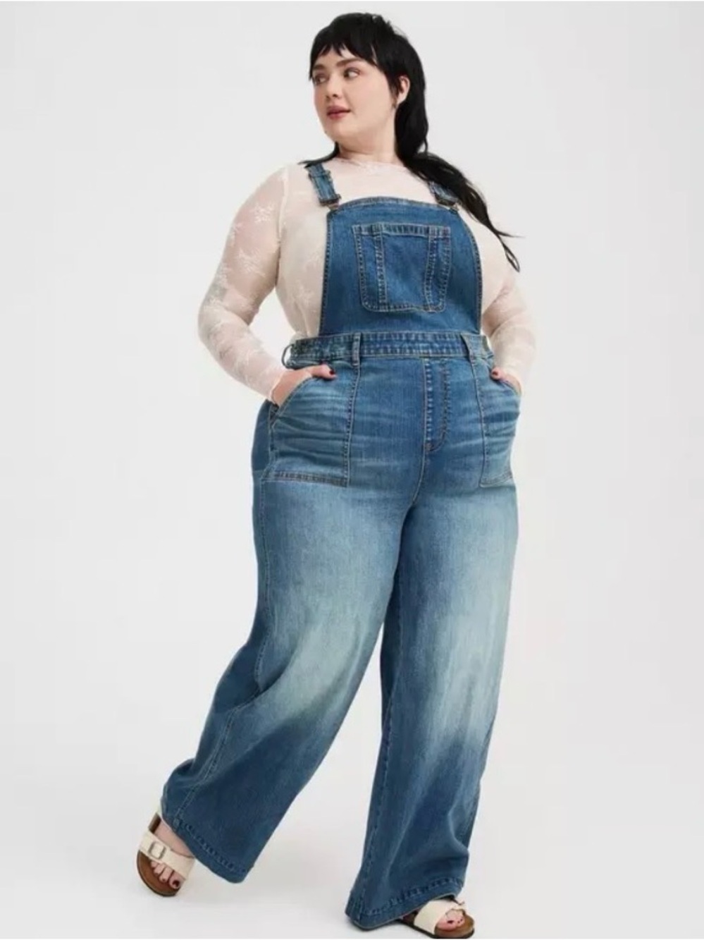 Torrid Wide-Leg Denim Overall 20R